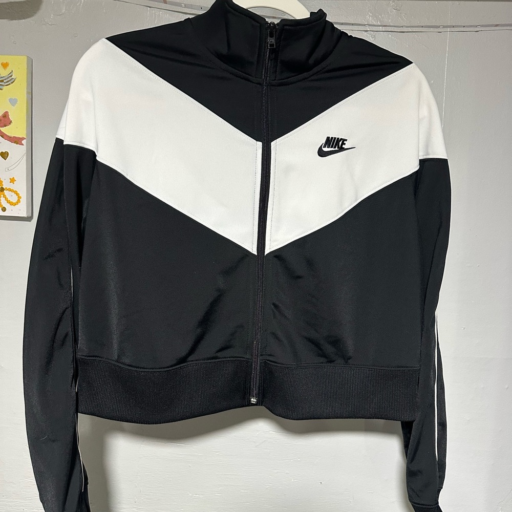 Nike Women's Black and White Jacket